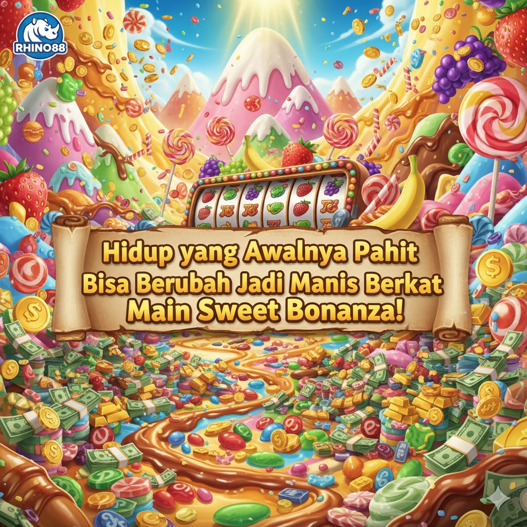 Hidup yang Awalnya Pahit Bisa Berubah Jadi Manis Berkat Main Sweet Bonanza di RHINO88! Hanya Perlu Modal Dikit Tapi Hasil Melejit!