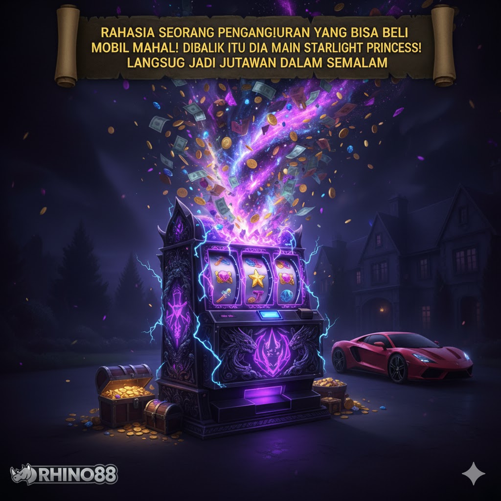 Rahasia Dibalik Seorang Pengangguran yang Tiba-Tiba Bisa Beli Mobil Mahal! Ternyata Dibalik Itu Dia Main Starlight Princess di RHINO88! Langsung Jadi Jutawan dalam Semalam!
